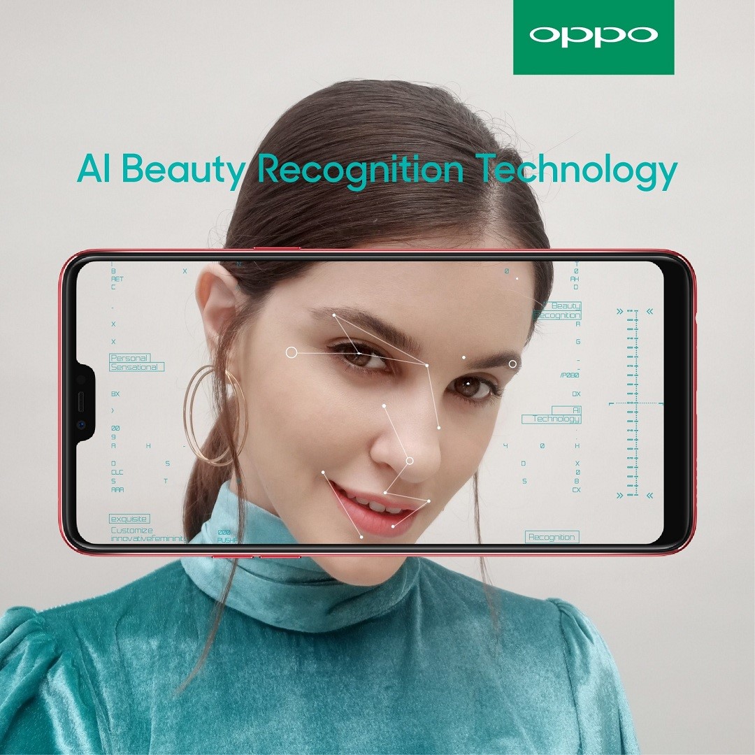 OPPO F7 AI Beauty Recognition Technology