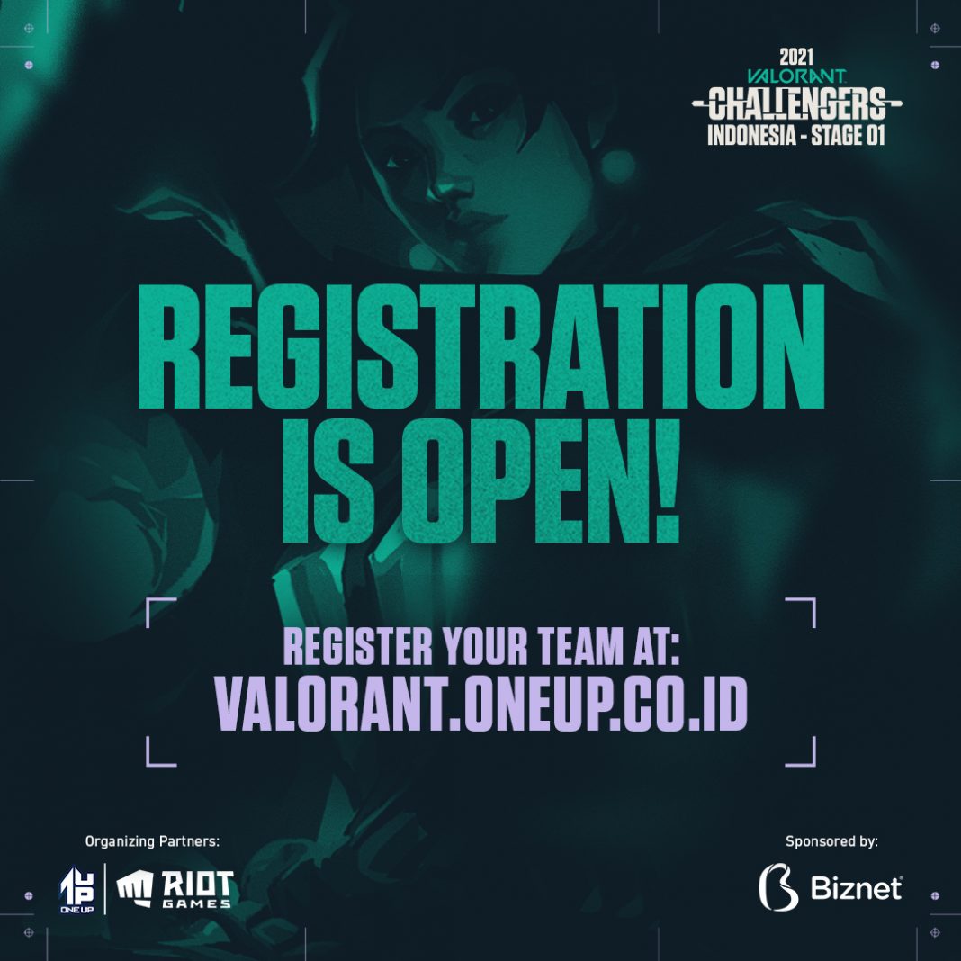 Registrasi 2021 VALORANT Challengers Indonesia - Stage 01