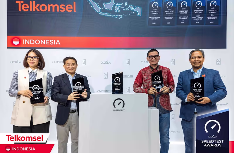 Telkomsel Raih 5 Penghargaan Ookla Speedtest Awards 2026