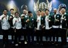 Kiri ke kanan _ Jonathan Thamrin - Anggota Bidang Umum PBESI, Hartman Harris - Sekretaris Jendral PBESI dan Wakil Bendahara Umum PBESI, Jonathan Carl - Ketua Sub Bidang Pembinaan Kompetensi dan Prestasi PBESI, Kolonel Marini (2)