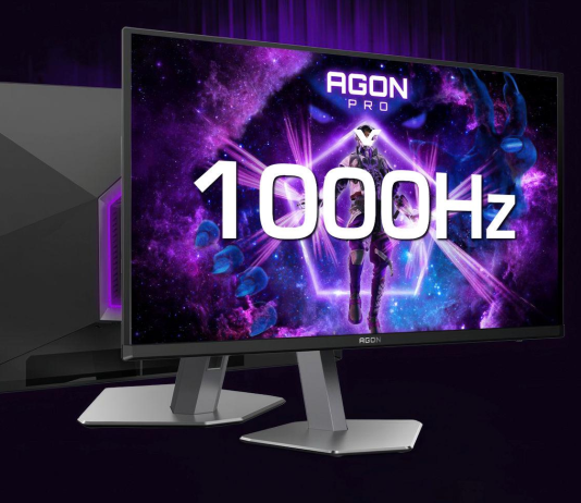 AOC AGON PRO AGP257FT Hadir dengan Refresh Rate 1.000 Hz, Bisa Mencapai 1.050 Hz melalui Overclocking